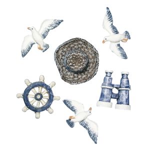 Polyresin small objects Flotsam&jetsam