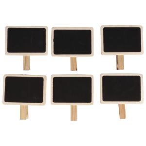 Holz-Minitafel auf Klammer