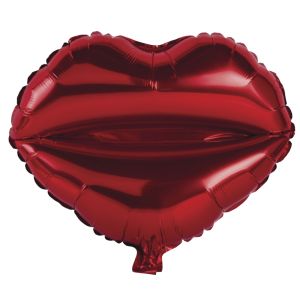 Folienballon Kussmund