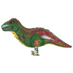 Foil balloon Running dinosaur