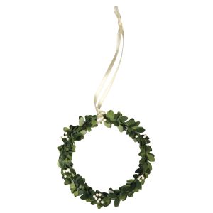 Box wreath w. hanger, 7.5cm ø