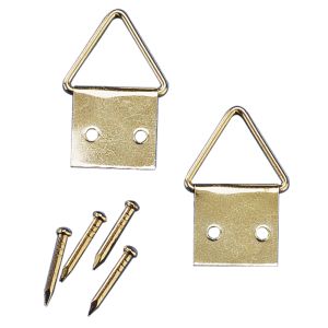 Frame hanger - brass