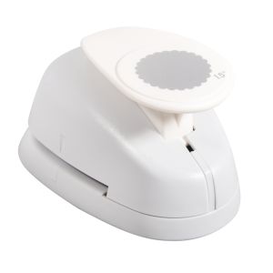 Motivstanzer: Rund mit Zierrand