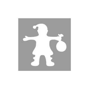 Motive puncher: Santa, 3.81cm ø