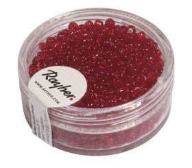 Rocailles, 2,6 mm ø, transparentes