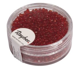 Rocailles, 2 mm ø, transparentes