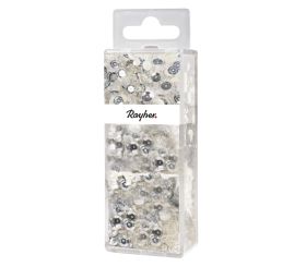 Mix paillettes et perles en verre + fil