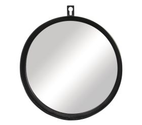 Miroir en métal, 18cm ø
