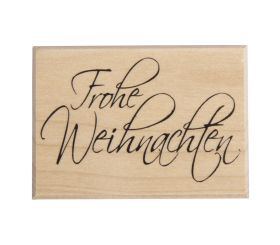 Tamp. bois  Frohe Weihnachten