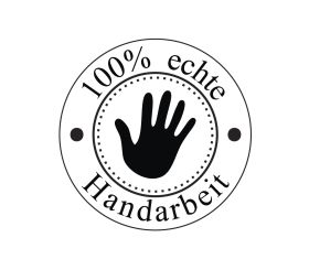Tampon Handarbeit , 3cm ø