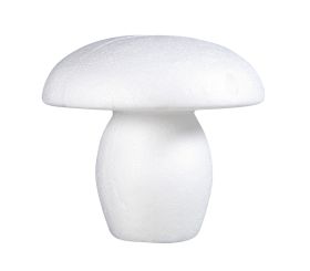 Champignon en polystyrène, 13 cm