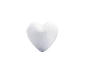 Coeur en polystyrène, 12 cm, plein