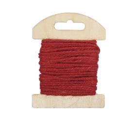 Cordon en jute sur carte en bois, 1,5mm