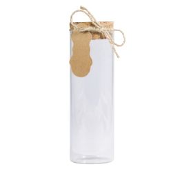 Récip. verre av.couvercle liège, ø4,5cm