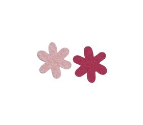 Fleur étoilée en feutrine, 3 cm