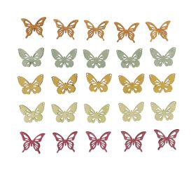 Miniatures en bois Papillons 5 couleurs