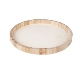 Plateau en bois, FSC Mix Credit, 30cm ø