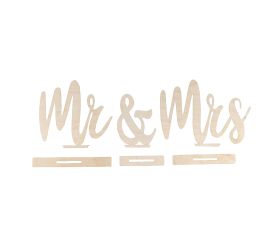Motifs en bois Mr&Mrs ,FSC Mix Credit