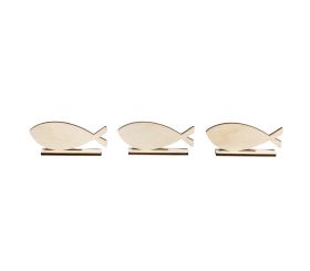 Motifs en bois Poisson, FSC Mix Credit