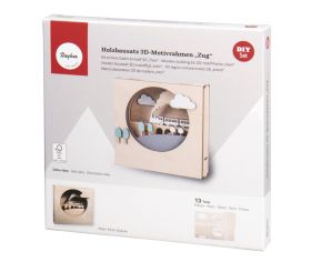 Kit bois Cadre motif 3D, FSC Mix Credit