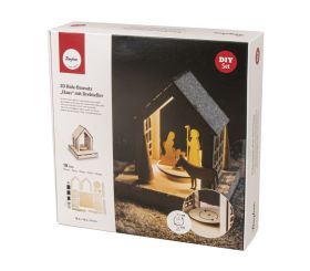 Kit en bois 3D Maison, FSC Mix Credit