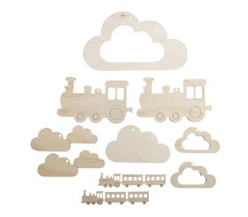 Pendentif bois p. mobile, FSC Mix Credit