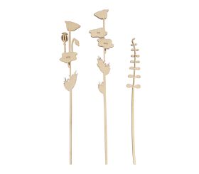 Pique bois Papaver&herbe,FSC Mix Credit