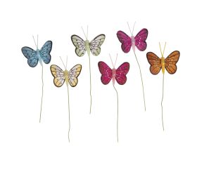 Papillon en plumes