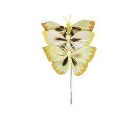 Papillon en plumes, 6 cm