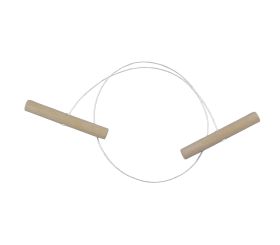 Boucle de fil avec manches en bois