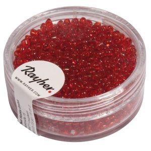 Rocailles, 2 mm ø, transparentes