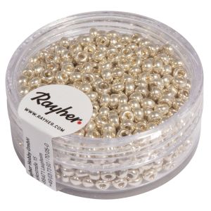 Rocailles, 2,6 mm ø, perlmutt