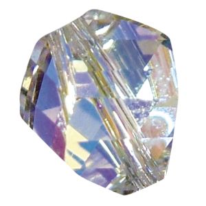Swarovski crystal helix bead