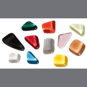 Soft glass-mosaic stone mixture