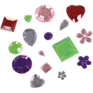 Mix strass acrylique, différentes formes