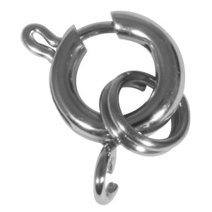 Edelstahl Federring m. Spaltring, 8mm ø
