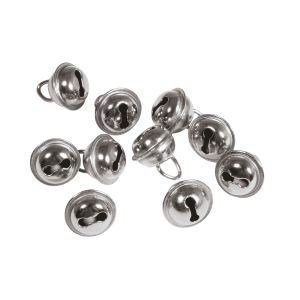 Deko-Metallglöckchen kugelförmig, 9mm ø