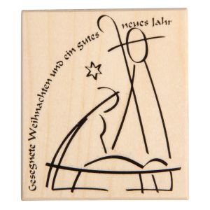 Stamp Gesegnete Weihnachten und...