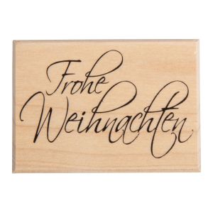 Tamp. bois  Frohe Weihnachten