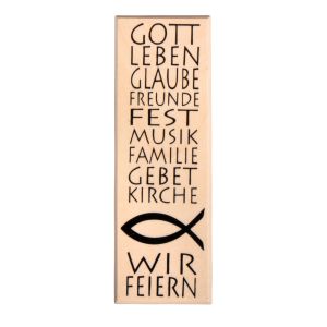 H.- Stempel Christliche Einladung