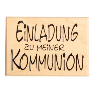 H.- Stempel Einladung z. Kommunion