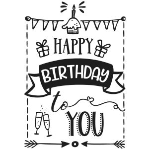 Tampon Happy Birthday