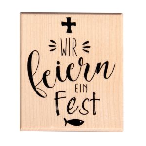 Stamp WIR feiern ein Fest