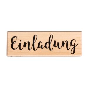 Tampon Einladung