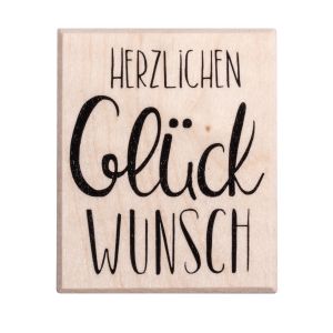 Tampon Herzlichen Glückwunsch