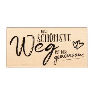 Stamp Der Schönste Weg ist der...