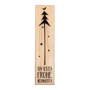 Stamp Von Herzen Frohe Weihnachten