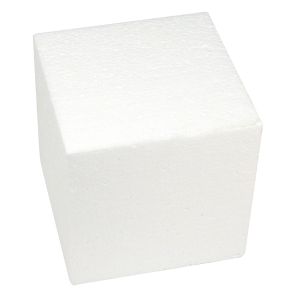 Styrofoam cube, 15x15x15 cm