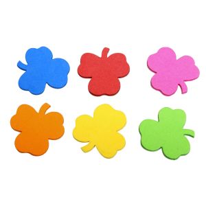 Moosgummi Stanzteile Kleeblätter