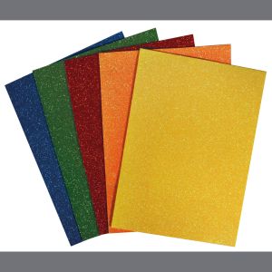 Moosgummi Platten Set, Glitter